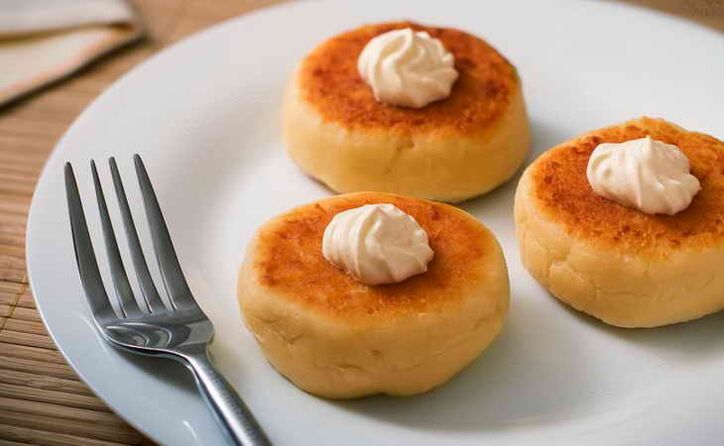tortas de queixo nunha dieta proteica