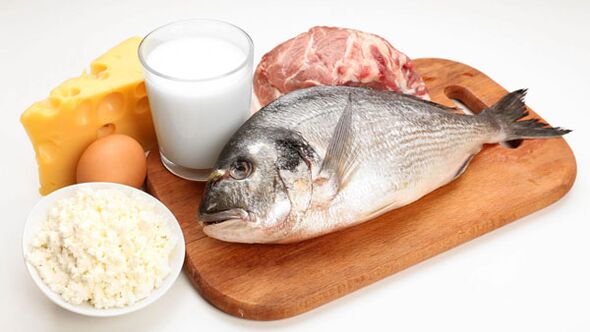 produtos con proteínas e aminoácidos